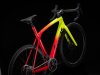 Trek Domane SLR 6 AXS 58 Radioactive Coral to Yellow Fa